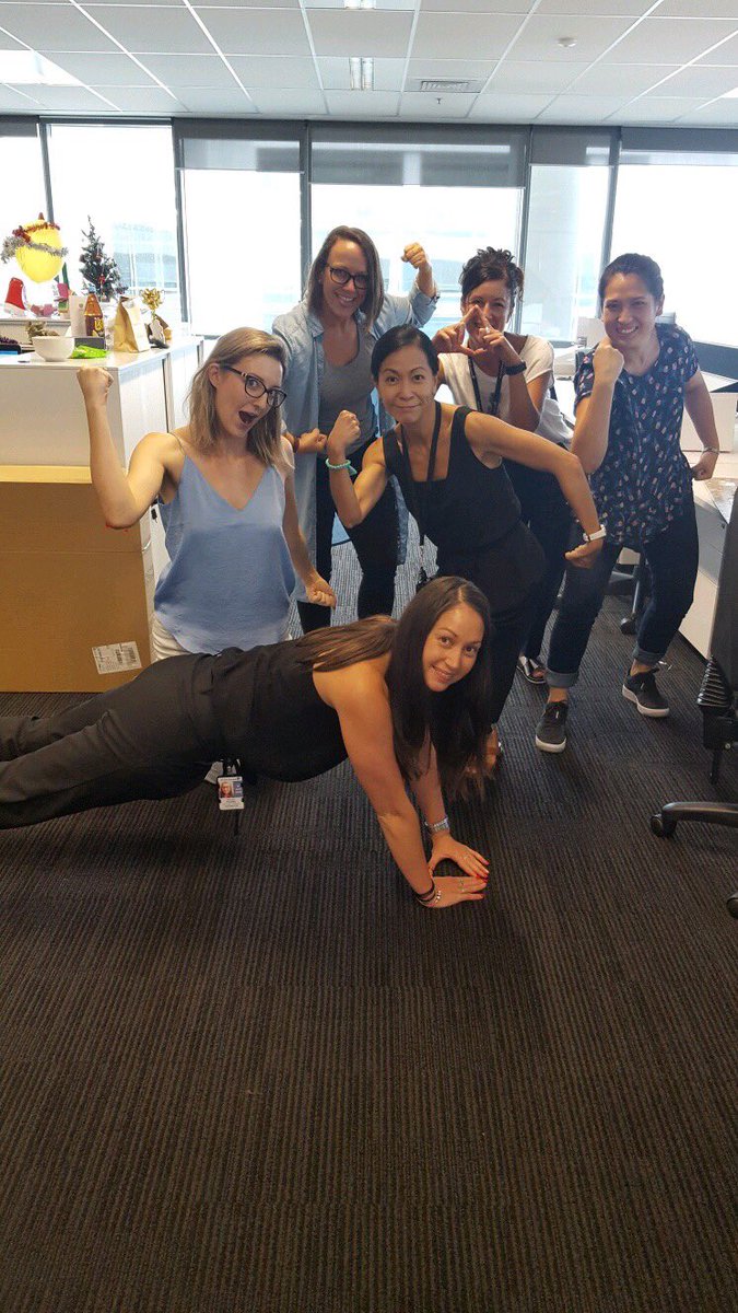 Finishing the last week before Xmas with a team push up challenge- classic, knee, clap &amp; diamond. Merry Christmas from our team to yours #MirryChristmus <a href="/AirNZCareers/">Air NZ Careers</a> <a href="/nz_MeganG/">Megan Gallagher</a> <a href="/sjpatterson86/">Sarah Patterson</a> <a href="/LynchAdelene/">Adelene Lynch</a> @Teetowelau