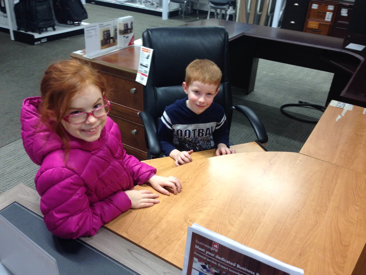 khanschen's tweet image. My kids are adulting today, doing "research" and "paperwork" (their words) in @officedepot. @WWMBlogger