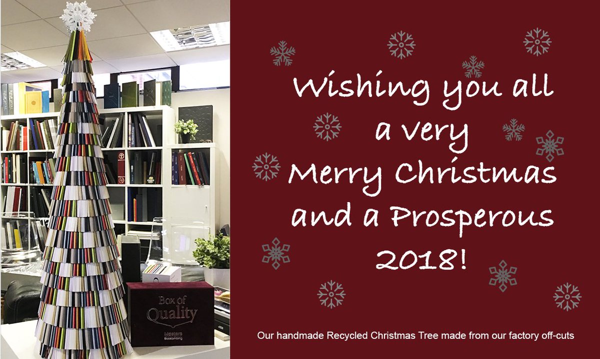 MasterBookBind's tweet photo. Wishing you all a very happy festive season, from all at Masters Bookbinding. https://t.co/PuJQKB29sb