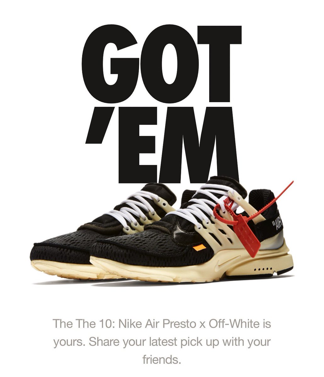 off white presto retail