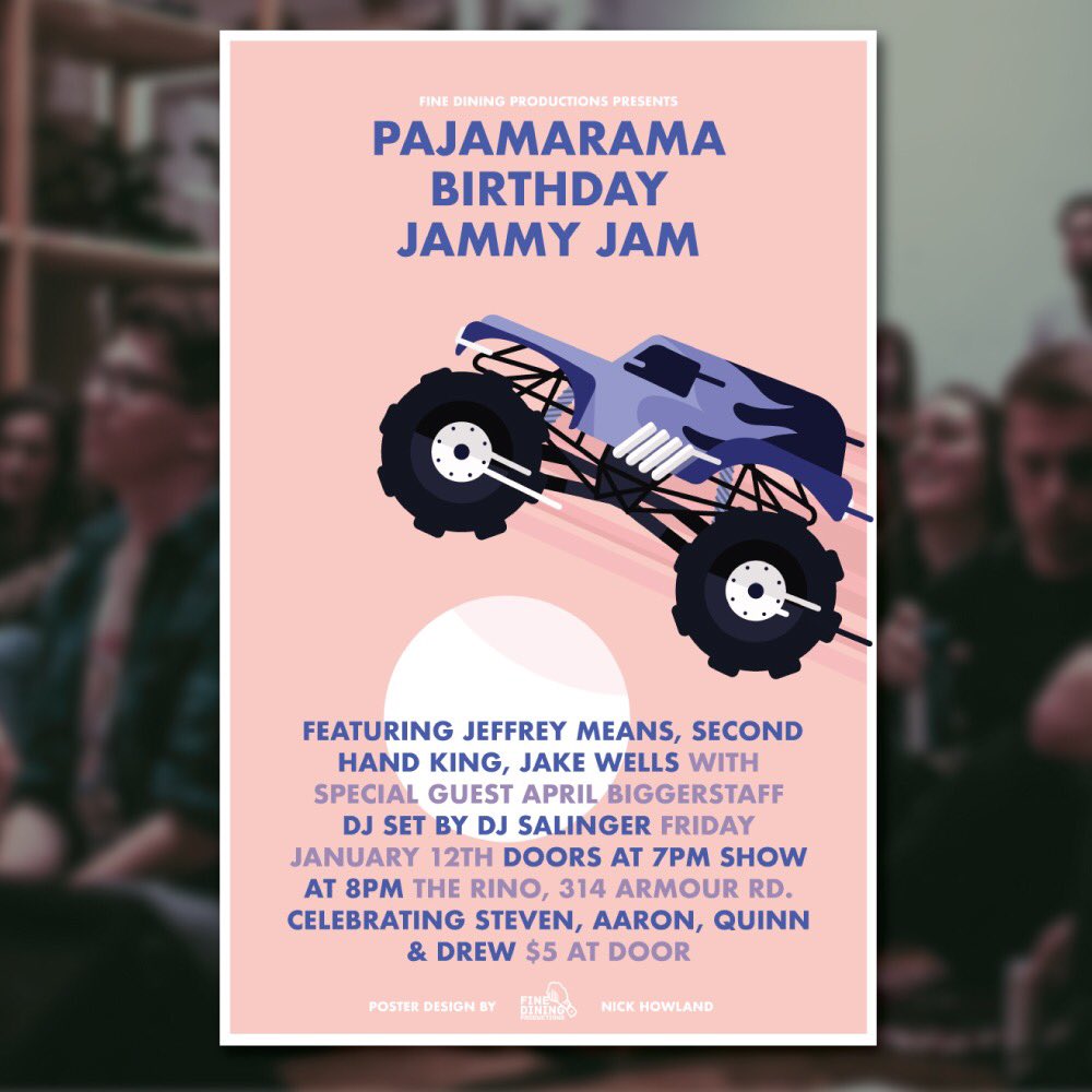 FineDiningProd's tweet image. Pajama party at @TheRinoKC with @jeffreymeans, @secondhandking, &amp;amp; @JakeWellsMusic!