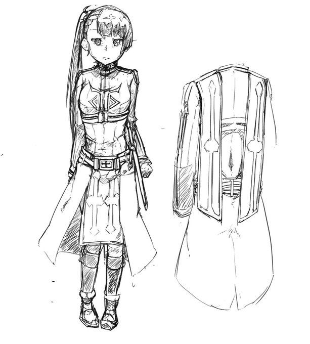 新しいうちの子の魔法剣士よ～
名前はクリスタで清書してから決めるわよ 