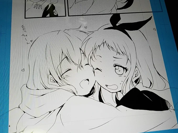 今踏ん張ってますが間に合えばコピー本…美雨とひでり本です。 