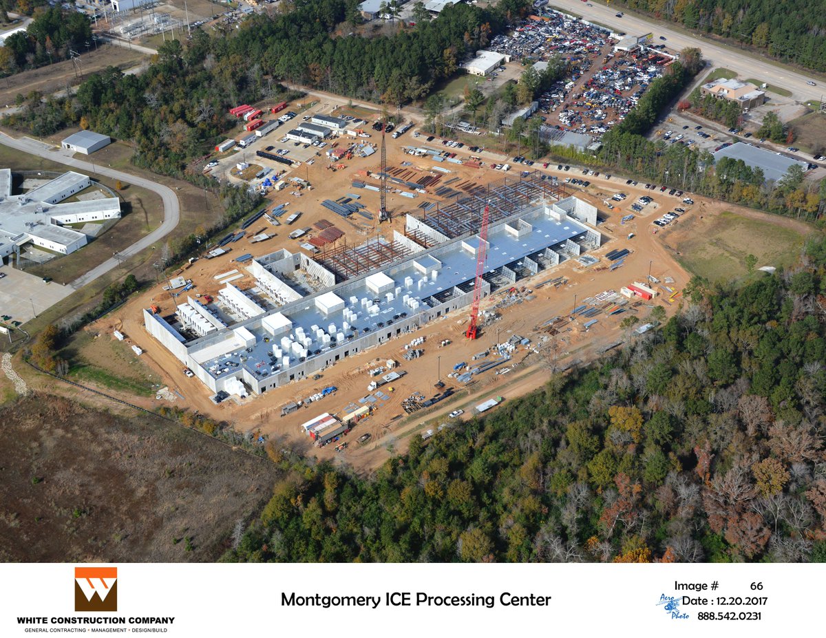 WillmarElectric's tweet photo. Another photo update from the progress made on Montgomery ICE Processing Center that we are working on with @whiteconstcom! #WillmarWorks https://t.co/hXGPMXxnng