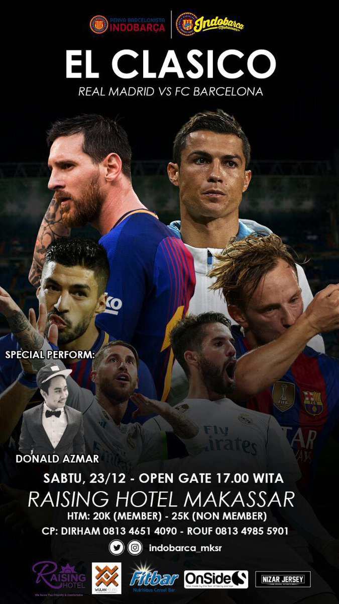 Saturday night only ELCLASICO, besok juga bakal ada special perform stand up comedy dari <a href="/DonaldAzmar/">Donald Azmar</a>