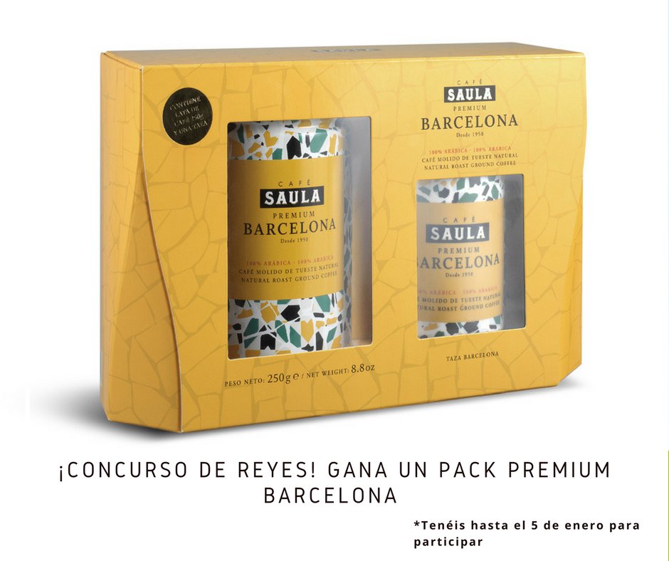 Café Saula (@cafesaulabcn) on Twitter photo NUEVO #SORTEO DE #REYESMAGOS: ¡¡GANA UN PACK DE PREMIUM BARCELONA!! Hazte fan de <a href="/cafesaulabcn/">Café Saula</a> y un RT de este mensaje y gana 1 pack de Premium Barcelona! Tenéis hasta el 5 de enero para participar!
¡¡Suerte!! #concurso #reyes #cafe #coffee #premium #regalos NUEVO #SORTEO DE #REYESMAGOS: ¡¡GANA UN PACK DE PREMIUM BARCELONA!! Hazte fan de <a href="/cafesaulabcn/">Café Saula</a> y un RT de este mensaje y gana 1 pack de Premium Barcelona! Tenéis hasta el 5 de enero para participar!
¡¡Suerte!! #concurso #reyes #cafe #coffee #premium #regalos
