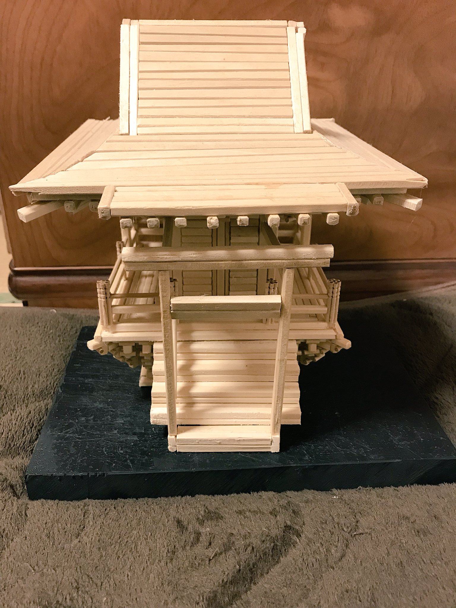 えんじ 和と自転車 割り箸で神社作ったの見てほしい 神社 神社仏閣 割り箸アート えんじ 和と自転車 割り箸で神社作ったの見てほしい 神社 神社仏閣 割り箸アート