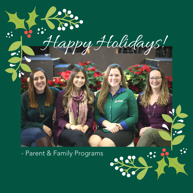 CalPolyParents's tweet photo. Wishing you and your family holiday cheer and a happy new year! https://t.co/O3YYiFfIXz