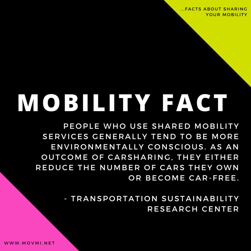 shared_mobility's tweet photo. In many cases, shared mobility memberships are the start of living an environmentally friendly lifestyle. Give yourself the gift of living a car-free lifestyle in 2018! @TSRCITSBerkeley #TSRC #mobilityfact #sharedmobility https://t.co/bNuA2MarGF