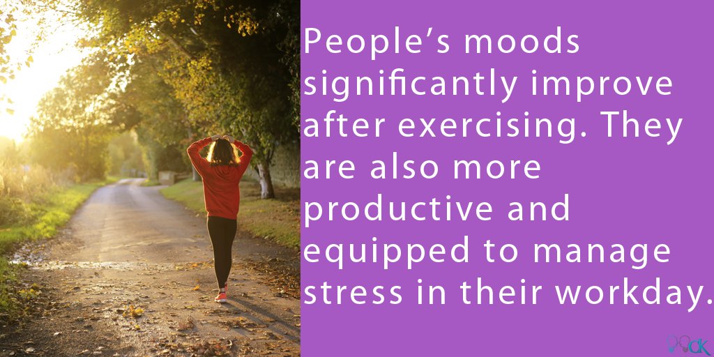 CKPositivePsy's tweet photo. #DidYouKnow
People’s moods significantly improve after #exercising. They are also more productive and equipped to manage stress in their workday.
#psychologytips #psychologyfacts #tips #facts #ckpositivepsychology #positiviepsychology #coach #lifecoach #change #psychology #change https://t.co/3EbhZtNyqb