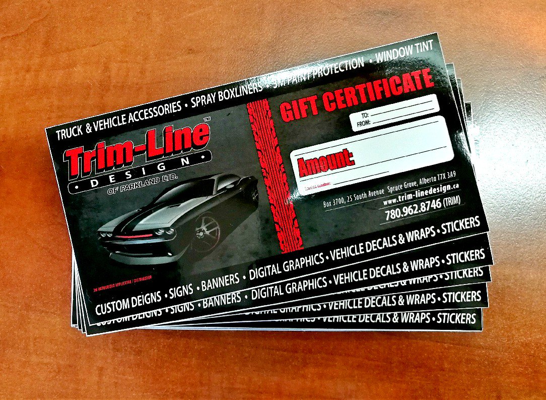 TrimLineDesign1's tweet image. Still "wrapping" up some last minute shopping? Our gift certificates make the perfect gift for that special someone! Available in any amount. Give us a call or drop by the shop to purchase yours.