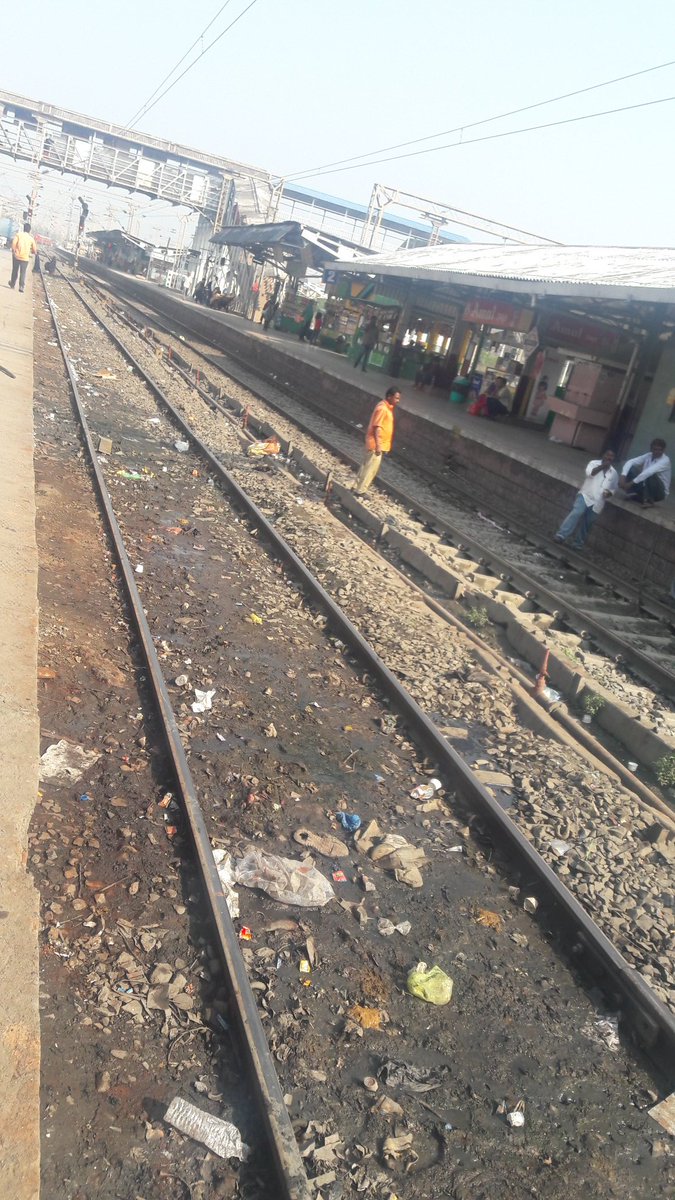 DholuKishor's tweet photo. Still the same condition of the railway stations in India.. #nocleanliness
And govt is thinking of running bullet train in India. #SwachhBharat https://t.co/y3RJmSFZOT
