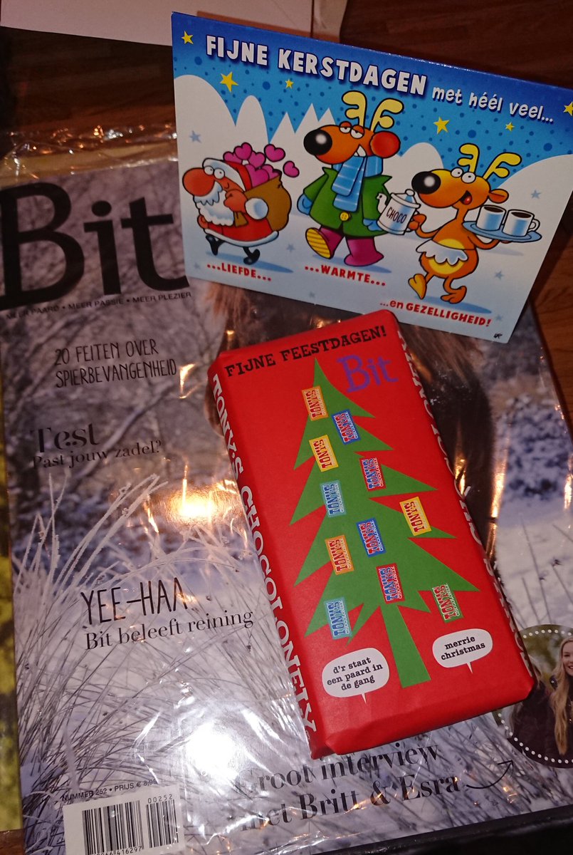 Schoentje7's tweet photo. Bedankt voor dit kerstcadeautje @Bitpaarden, een Tony gaat er altijd in! ☺️
#bitpaarden #Bitmagazine https://t.co/Q7YXphTi4b