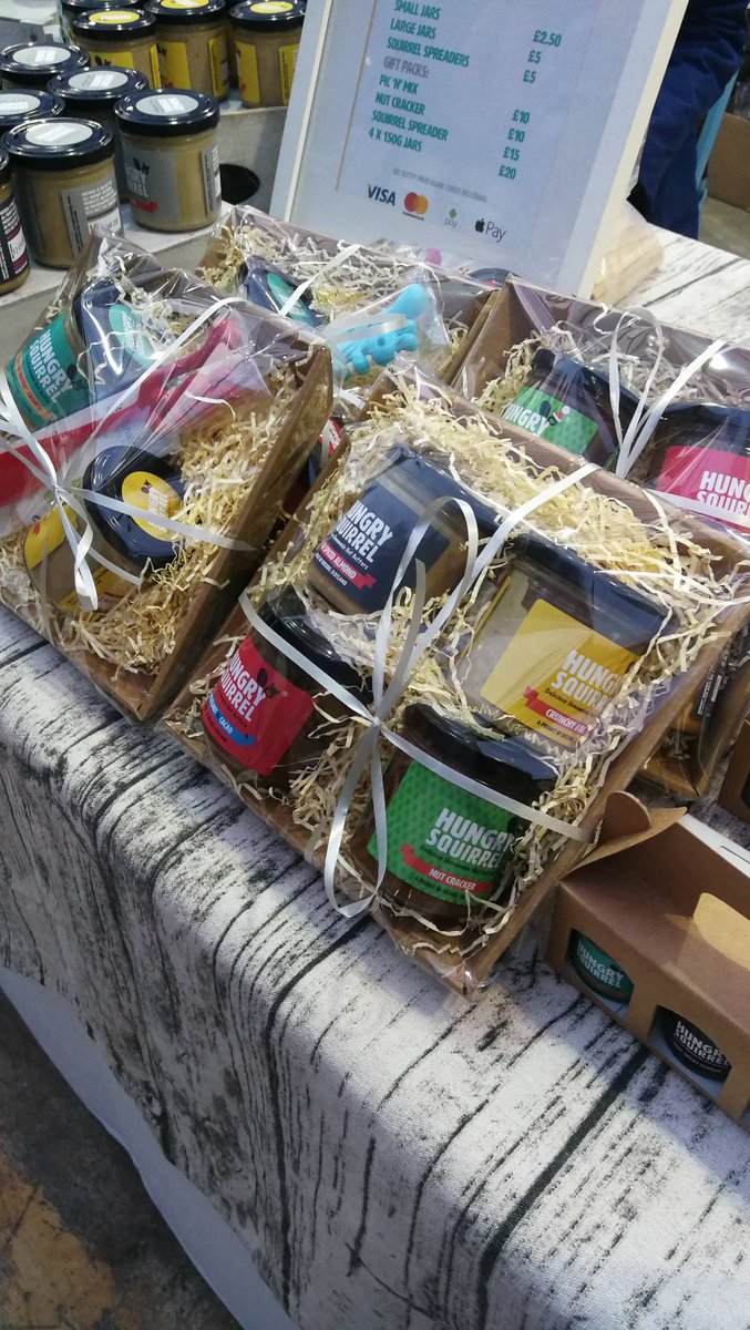HAANMarket's tweet photo. Still half an hour until we close for the evening, plenty of time to get those last minute presents in! These nut butter gift baskets from Hungry Squirrel come highly recommended... https://t.co/HY1E4nB5K0
