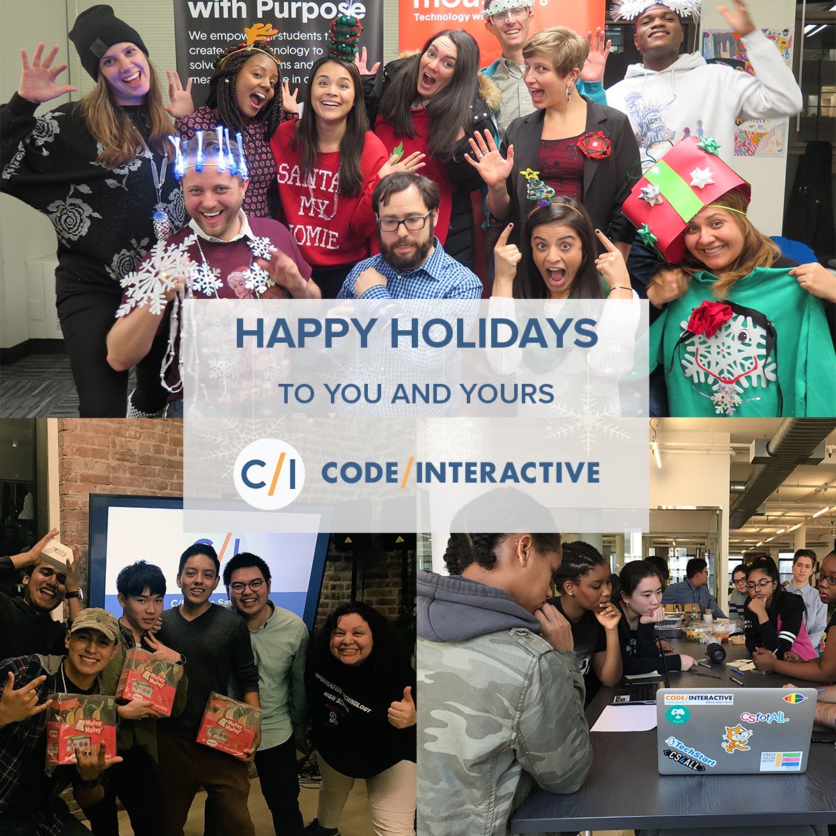 weareci's tweet photo. Thank you for being such incredible partners in making #CSforAll a reality! Here's to great work in 2018! #YesToCS https://t.co/1tSJ6iKhhT