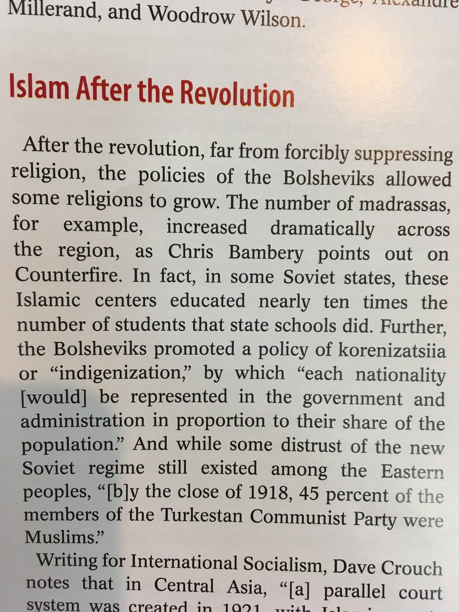 JuanCruzFerre2's tweet photo. Excerpt from “The Bolsheviks’ policy towards Muslims” by Robert Belano from the last print edition of @left_voice #MuslimBan #MuslimsRejectTrump #MuslimsAreUnited #Muslims #Palestine #russianrevolution #Socialism https://t.co/HXRnALu6a6