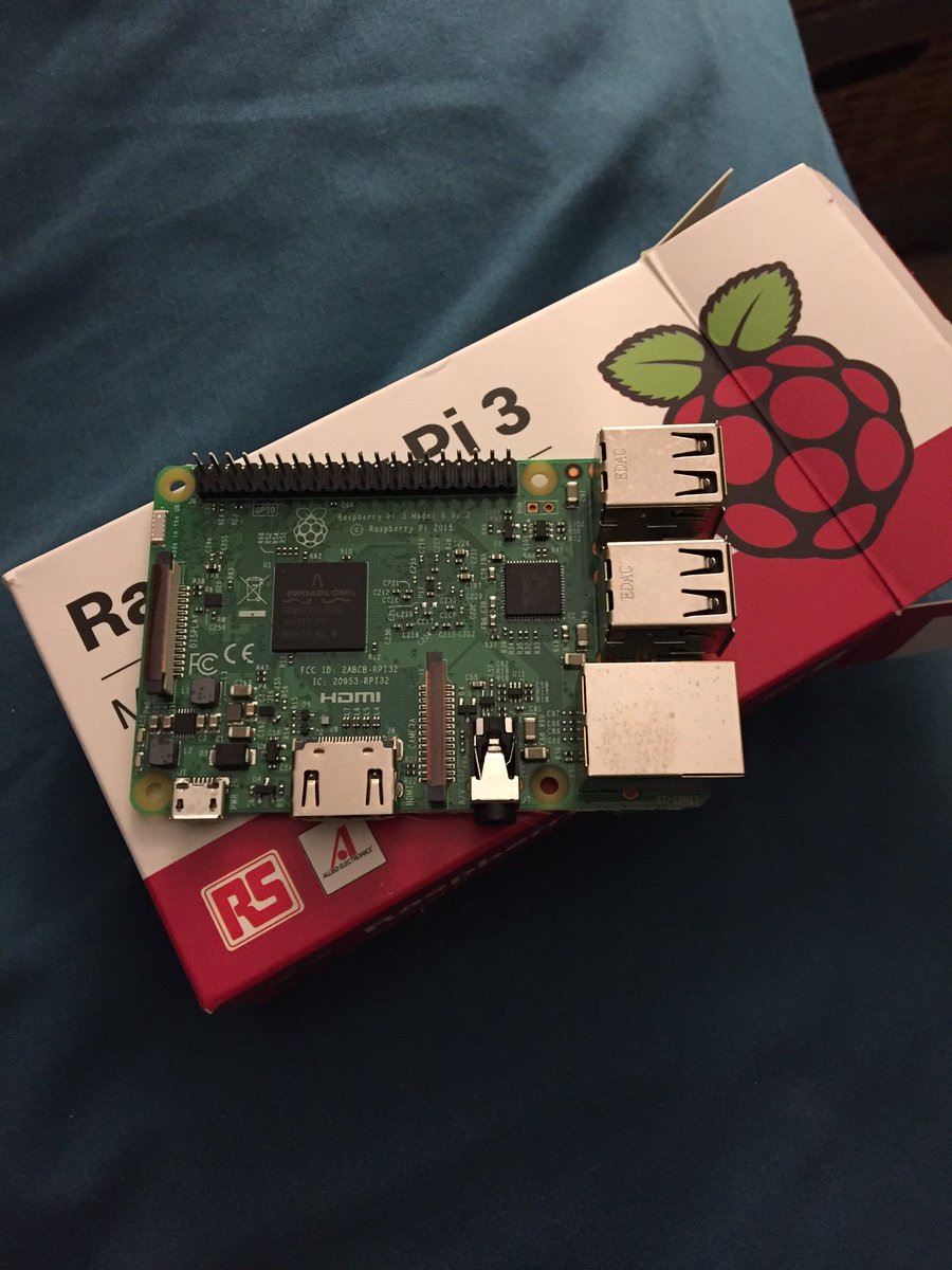 CCMedic521's tweet photo. When he said he wanted a piece of pie, I don't think that's what he meant... 😂 #RaspberryPi #Ispeakpython #makerinthemaking #IoT #100DaysOfCode https://t.co/xDqf0bPJta