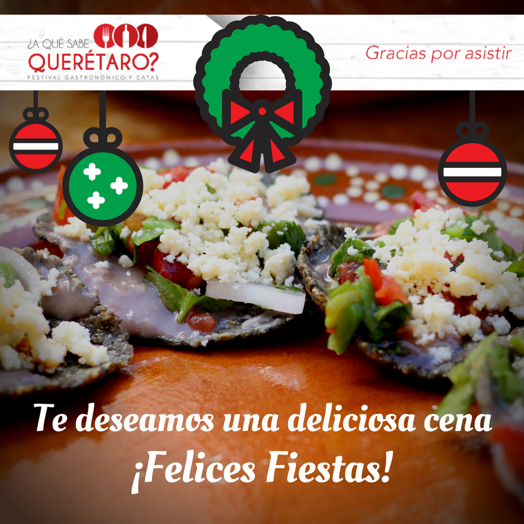 Que esta navidad la pasen rodeados de las personas a quienes más quieren y que juntos compartan una cena deliciosa.
¡Felices Fiestas!