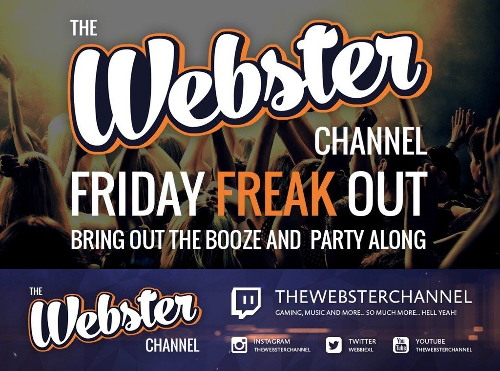 WebbieXL's tweet photo. Friday Night and you know what that means right! PARTY TIME! Friday Freak Out #LIVE on #theWebsterChannel! Stop by if you can! https://t.co/jyVods8SLM
#streamer #dj #party #handsup #dance #djlife #music #twitchtv #top40 #moombaton #housemusic #handsup #… https://t.co/Hfp3BUSghd https://t.co/cSu0YbNNnJ