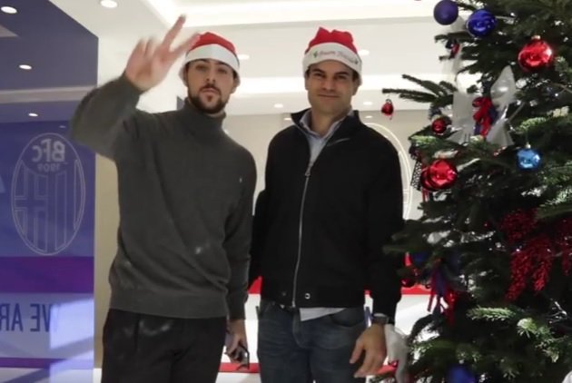 Marco5Francia's tweet photo. Buon Natale #bolognafc! #ChievoBfc #godo #grazieMattia https://t.co/qhltqI0pmV