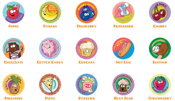 MinMor_'s tweet photo. Who remembers these scratch and sniff stickers???? Want to know who made them? 

Our company called mello smello: https://t.co/NxSqD8xYs0 https://t.co/YvH1iraDRm