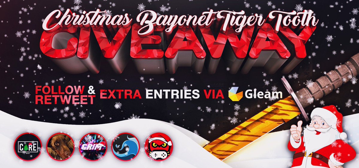 csgowavecom's tweet image. ★CSGOWAVE's CHRISTMAS GIVEAWAY!★ #CSGO

TO ENTER :
-RETWEET &amp;amp; FOLLOW :

@CSGOWaveArmy 

ENTER HERE: gleam.io/zzRiK/csgowave…

❗️ROLLED ON JANUARY 1st!🎁🎉❗️

#CSGOGiveaway