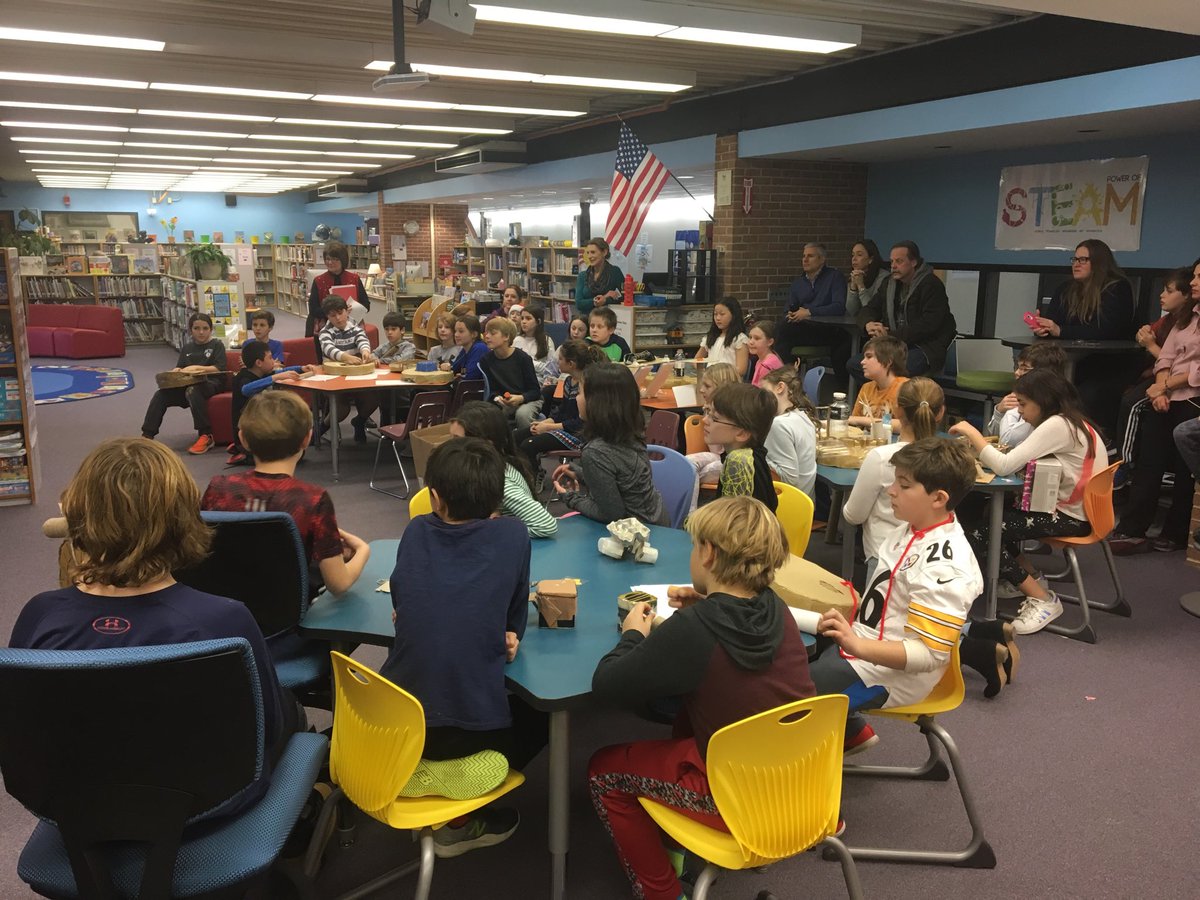 Fifth Grade students used what they have learned about sound to create their own musical instruments. A great example of how the Engineering Design Process is used by students to innovate!