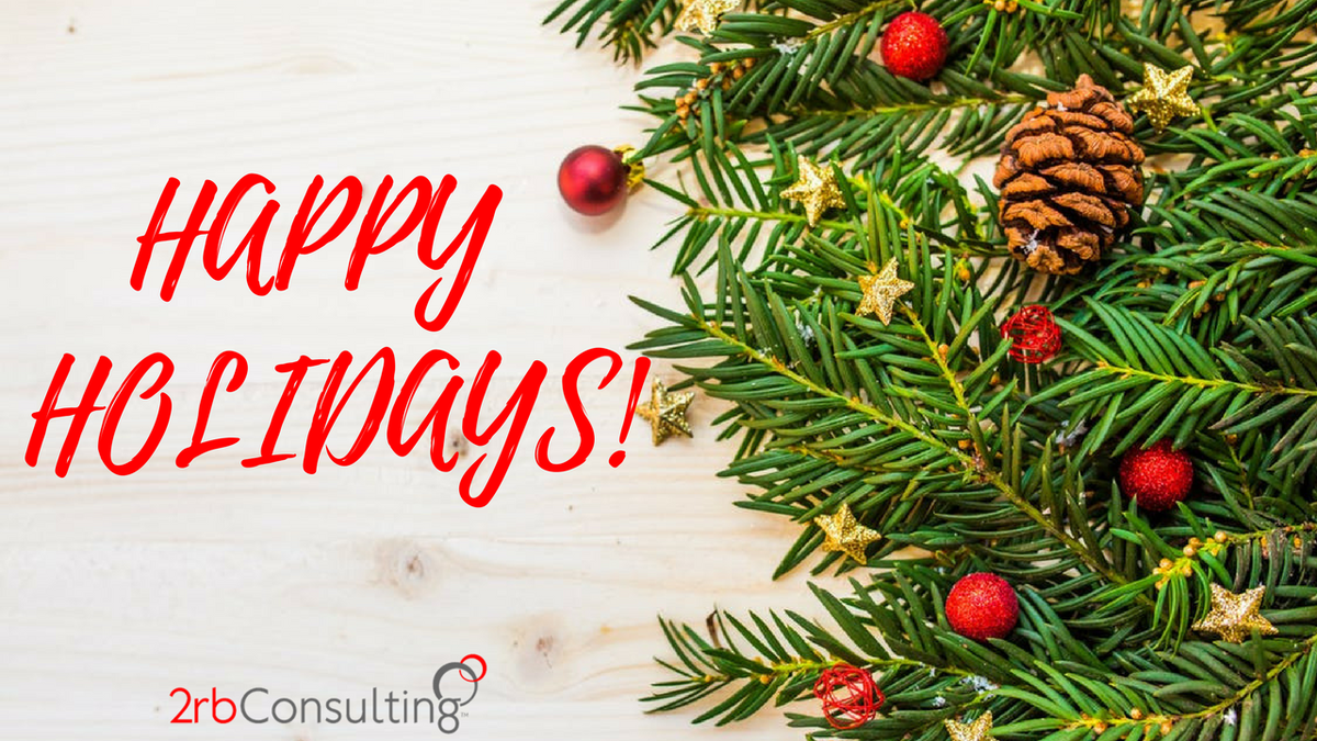 2rbConsulting's tweet image. From our #2rb family to yours, we want to wish you all a safe and happy holiday! #HappyHolidays
