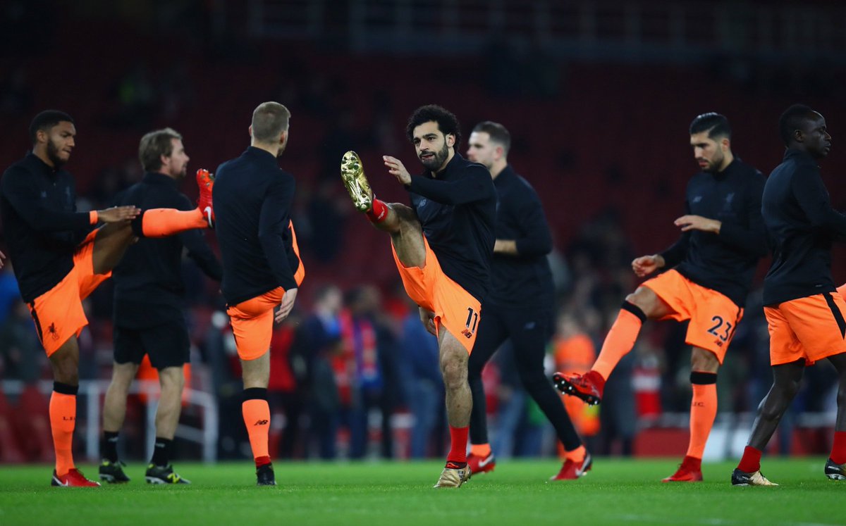 LivEchoLFC's tweet photo. 📷 Warm ups for the men in Bold Citrus... https://t.co/vVYbKGNmuu