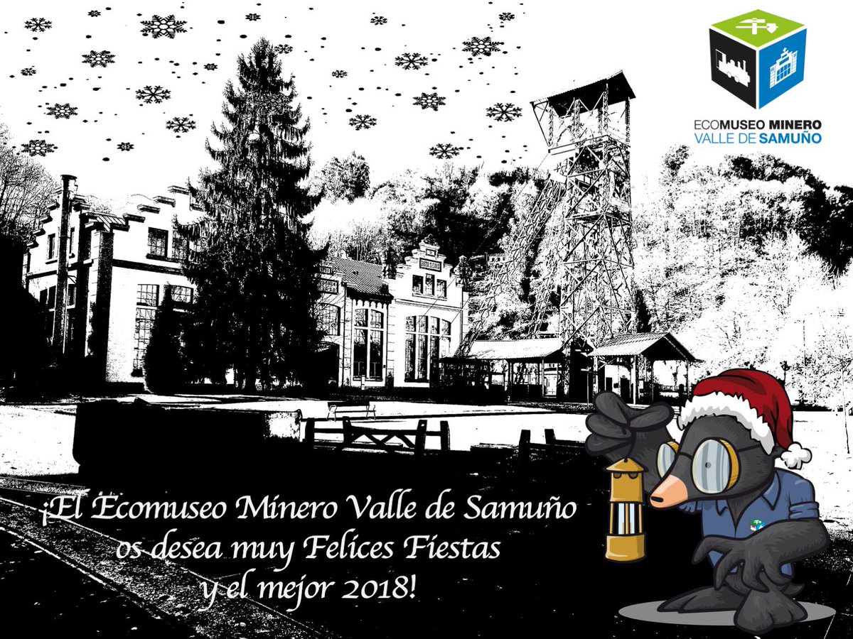 ecomuseominero's tweet photo. #FelizNavidad #MerryChristmas #Feliz2018 #HappyNewYear #Ecomuseo #TurismoMinero #MiningTourism #TrenMinero #MiningTrain #PatrimonioIndustrial #IndustrialHeritage #Langreo #ValledeSamuño #Asturias #TurismoAsturias https://t.co/nFnniz61F6 https://t.co/1LbzrXMVPi