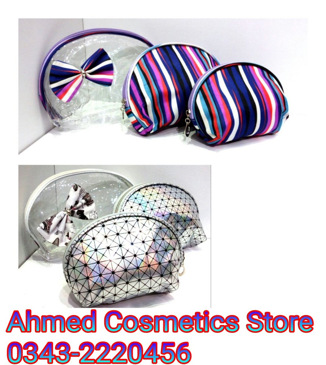 Nivea_Pakistan's tweet photo. 3 PIECE MAKE UP POUCH 
Available in Online Store
#AhmedCosmeticsStore 
Take an order
Call / Sms / Whatsapp
0343-2220456
Cash on Delivery Available
Like Our facebook page 
https://t.co/iH7SGkxZEw https://t.co/0AJeG24a3a