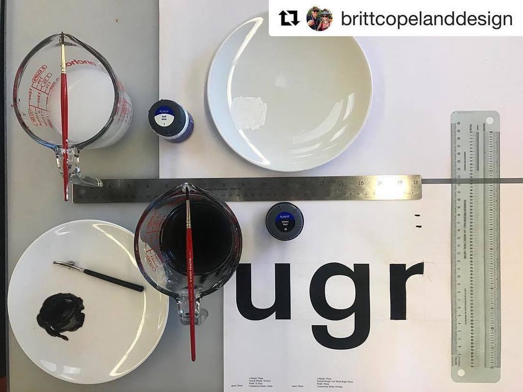 ASUDesignSchool's tweet photo. #Repost from Visual Communication Design student  @brittcopelanddesign ・・・
#letterform #process #plaka #asudesignfinals .
.
.
.
.
.
.
#graphicdesign #graphicdesignstudent #visualcommunication #visualcommunicationdesign #mcvd #asu #designschool #futur… https://t.co/2fZ0klwwRc https://t.co/RZCnibt0Lq