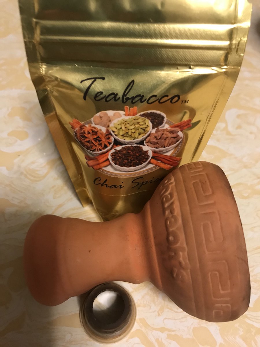 hookahorg's tweet photo. Chai spice from @Heavenleafsmoke HeavenLeaf is sooooooooo good and it smokes great in my Pharaohs Hookah unglazed bowl
#heavenleaftobacco #heavenleaf #hookahorg #shisha #hookah #hookahlife #hookahenthusiast #hookahaddict #hookahfanatic #hookahdose https://t.co/Yc8QNI4Eea