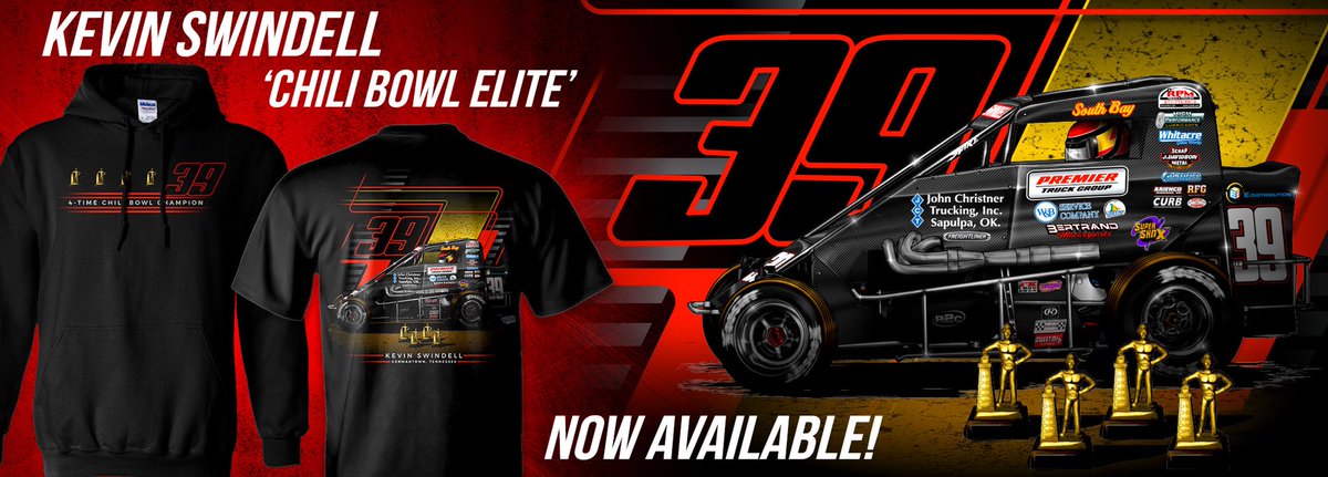 Jo Swindell (@joswindell) on Twitter photo .<a href="/cbnationals/">Chili Bowl Nationals</a> merch is up on kswindell.com. Order before we head to Tulsa due to limited quantities! We will get back to shipping orders after Christmas! .<a href="/cbnationals/">Chili Bowl Nationals</a> merch is up on kswindell.com. Order before we head to Tulsa due to limited quantities! We will get back to shipping orders after Christmas!