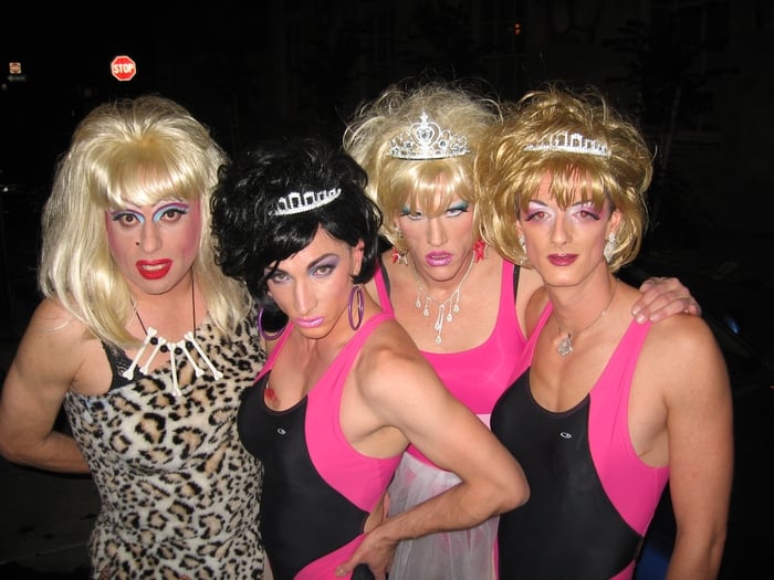 Heklina's tweet photo. #flashback with @BeckyMotorlodge #drag #dragqueens #heklina #trannyshack https://t.co/aYuQDjs8fH