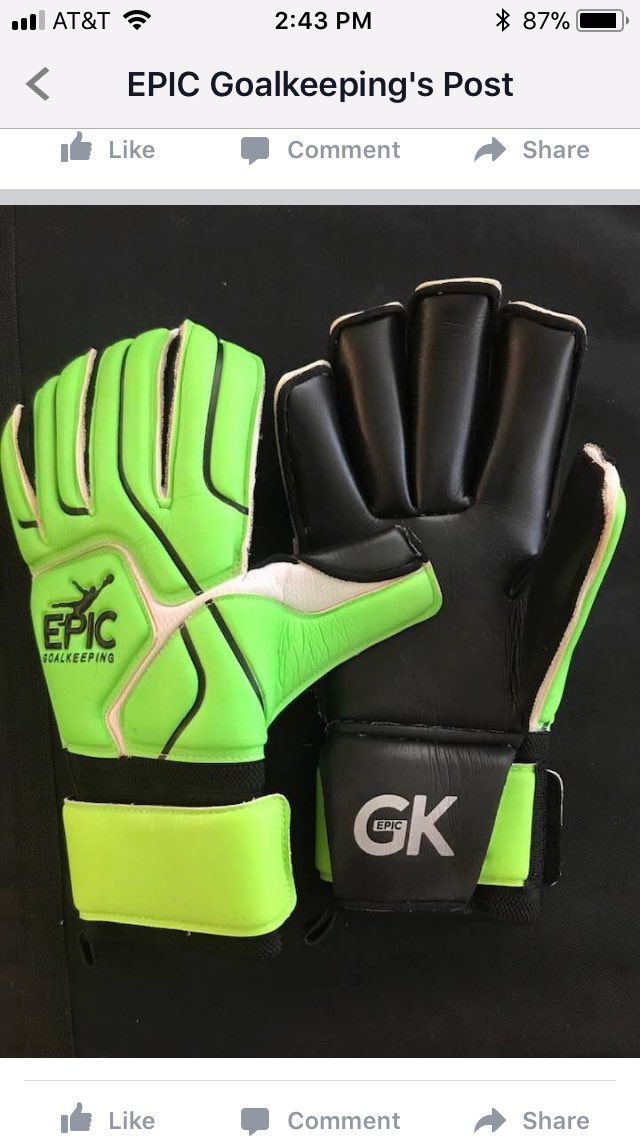 epic goalkeeper gloves