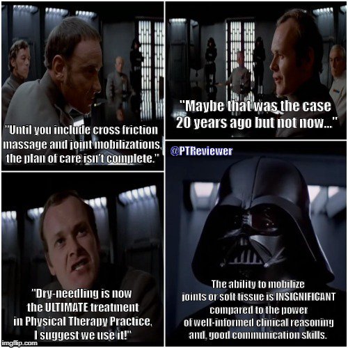 ptreviewer's tweet photo. Technical/psychomotor skills are important but they pale in comparison to the knowledge, communication skills &amp;, analytical skills learned in #PhysicalTherapy school &amp; mastered throughout practice. #ClinicianNotTechnician #ProfessionNotIntervention #BackToBasicsMovement #solvePT https://t.co/aZIdF72Oge