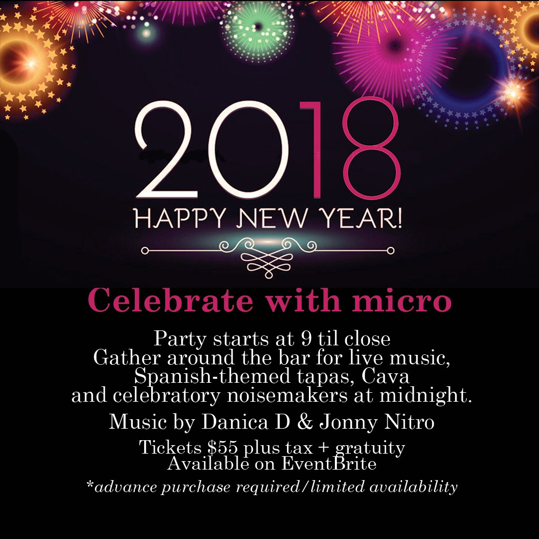 In #Kelowna this #newyearseve ?  Our sister restaurants <a href="/RauDZ/">RauDZ Regional Table</a> has an incredible menu and <a href="/MicroKelowna/">MicroKelowna</a> has a Spanish themed party!  Tix for the party on Eventbrite.  Reservations at RauDZ available.