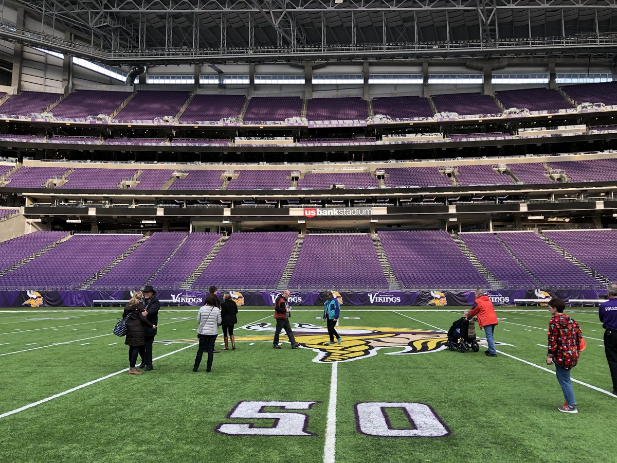 MarquetteCRE's tweet photo. CRE Director, Andy Hunt (@andydhunt) had the chance to tour @usbankstadium today, home of the @Vikings and @SuperBowl LII! https://t.co/ZTfJl8HIlF
