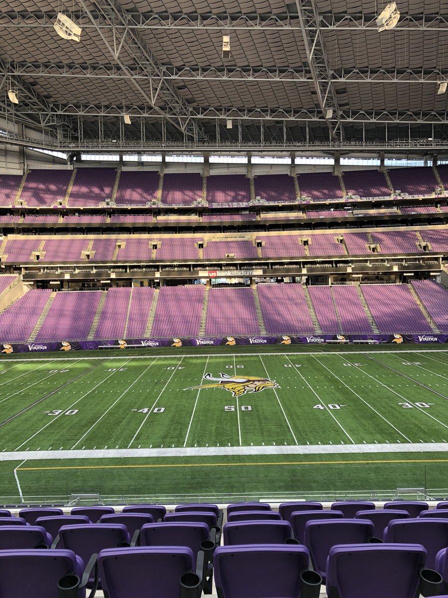MarquetteCRE's tweet photo. CRE Director, Andy Hunt (@andydhunt) had the chance to tour @usbankstadium today, home of the @Vikings and @SuperBowl LII! https://t.co/ZTfJl8HIlF