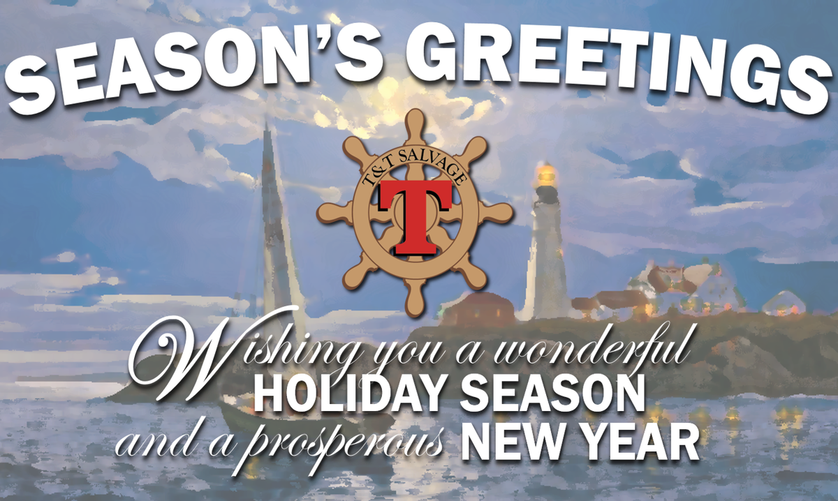 TTSalvage's tweet photo. From the entire T&amp;T family to yours #HappyHolidays https://t.co/GkyH2GoT2n