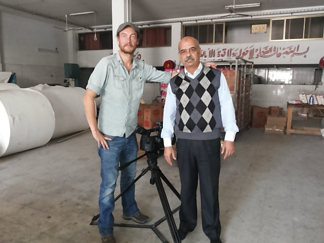 auf_co's tweet photo. استقبلت شركتنا وفدا صحفيا ايرلندا لاجراء مقابلة مع السيد مدير عام شركتنا 
الحاج / محمود أبو العوف للحديث ع و اقع الصناعات  و المشاكل التي يعاني منها 

لانو #نواعم غير الكل 
#شركة_أبو_العوف_نواعم هي الاولي في #فلسطين

#نواعم_مناديل_غير_الكل

#WAMDHACK
#WAMDHACK_DEEP https://t.co/kgdu7UWbZ8