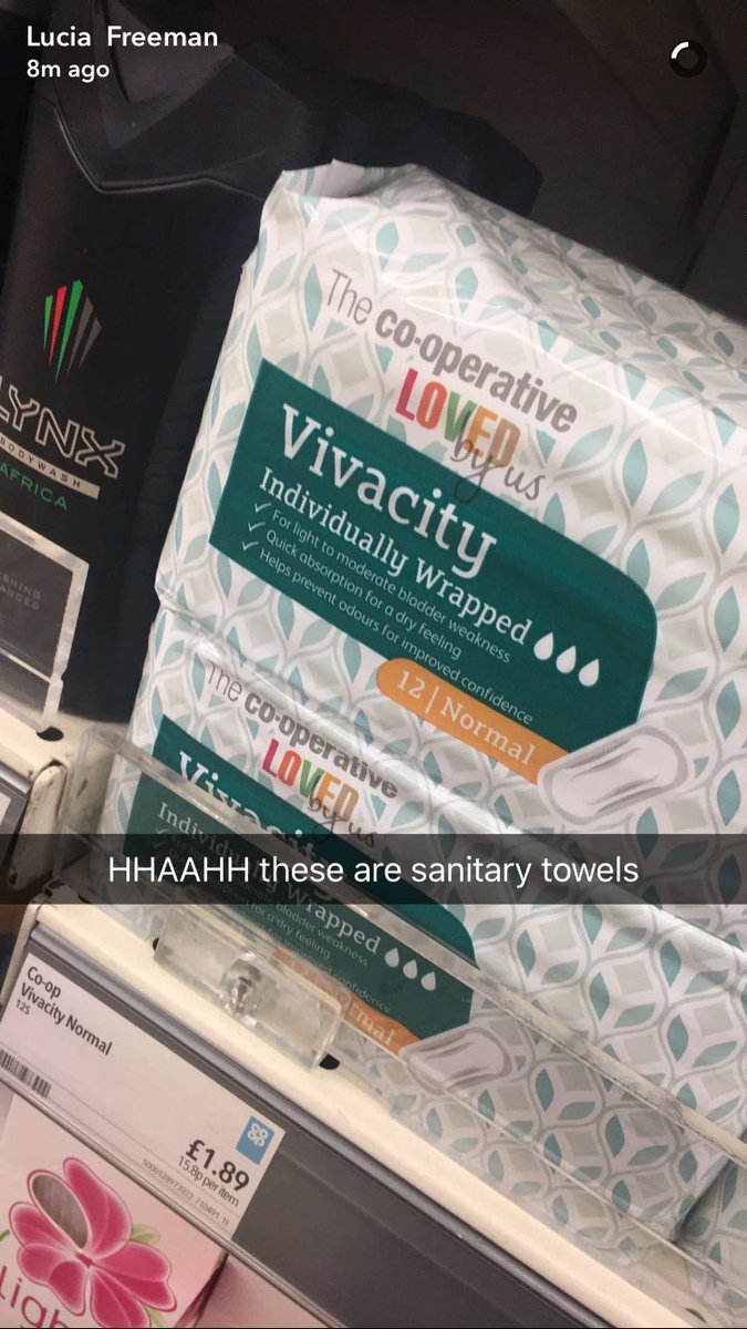 We are now doing Merch with the CO-OP !!! Get ur individually wrapped sanitary towels now!! Will be selling at Chinnerys on the 13th!!!!!
