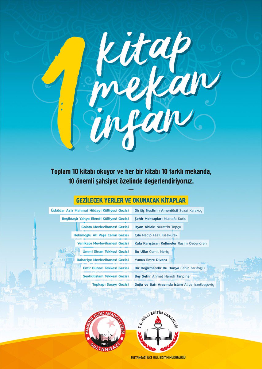 Proje özetimiz
#1Kitap1Mekan1İnsan