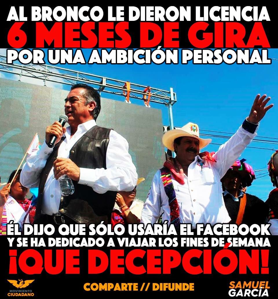 Una lástima que todo el empeño del gobernador haya sido en lograr la presidencia y no en gobernar el estado.