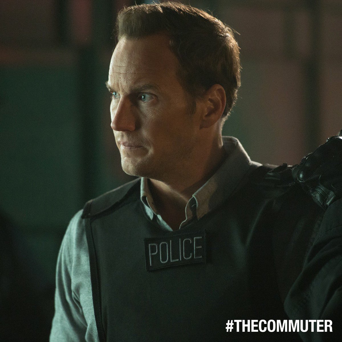 TheCommuterFilm's tweet photo. He took the money. Now everyone’s lives are in his hands. Catch #LiamNeeson, @VeraFarmiga and @PatrickWilson73 in #TheCommuter - Pulling into theaters January 12. https://t.co/yo3XcH8wBb