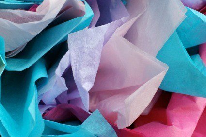 RecyclingBC's tweet photo. Don't forget - #tissue paper can be recycled with other paper at the curb! Better yet, save it for next time! #tissueissue #dontthrowitout #colorful https://t.co/tJbINo6olX