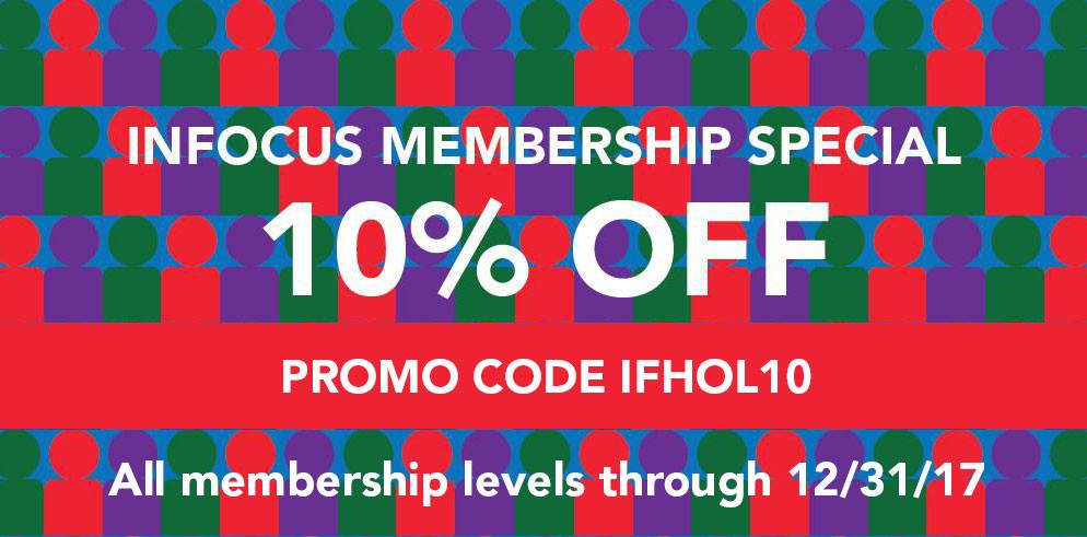 InFocusPHX's tweet photo. 10% off INFOCUS Membership w IFHOL10 promo code - save up to $50 depending of member level until 12/31! https://t.co/qsJwByg3BY https://t.co/eGDPXepRX6