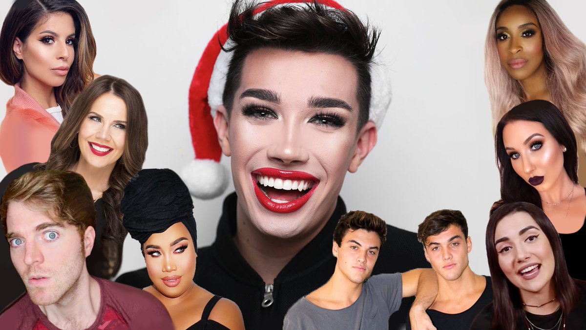 jamescharles's tweet photo. RT to be the next sister shoutout!

FULL FACE OF YOUTUBER CHRISTMAS PRESENTS! I'm spending this Christmas alone..... so I forced my friends to give me gifts.  🎁➡️https://t.co/AWyfljhz9F https://t.co/FpRXPJL5Z5