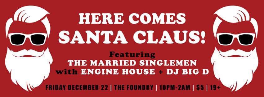 enginehouserock's tweet photo. TONIGHT! 10 pm showtime with our friends the married singlemen and DJ big d!! #ska #groove #blues #dancehall #indierock #coolsanta #tbay #eh https://t.co/o1XG1dvFBf